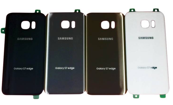 Galaxy S7 Edge Back Glass Black 