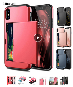 Armor Slide Card Case For iPhone 7/8 Armor Slide Card Case For iPhone 7/8