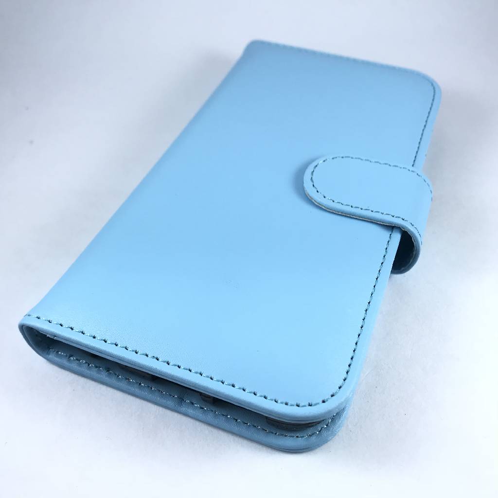 Cases Galaxy S6 Edge Multifunctional Magnetic Horizontal Flip Stand Leather Case for Samsung Blue 