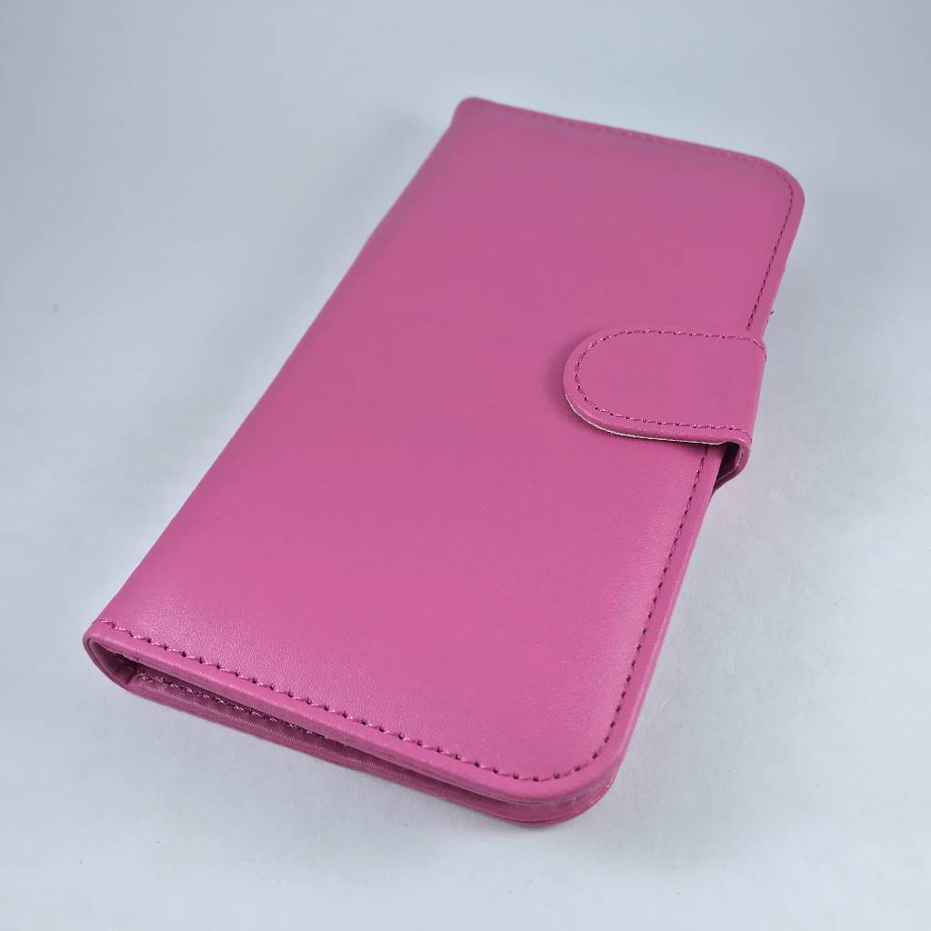 Cases Galaxy S6 Edge Multifunctional Magnetic Horizontal Flip Stand Leather Case for Samsung,Pink 