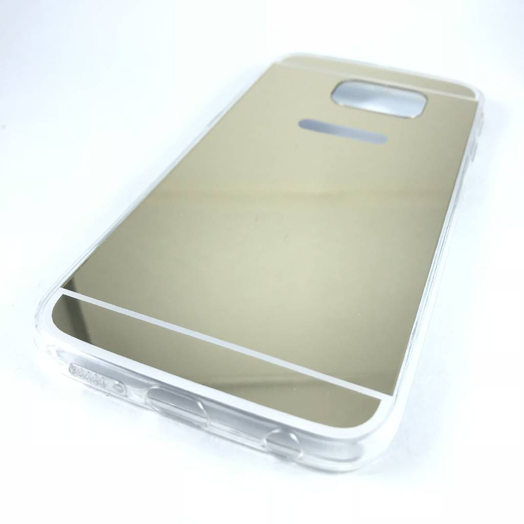 Cases Galaxy S6 Edge Mirror Surface TPU Case for Samsung Gold Cases Galaxy S6 Edge Mirror Surface TPU Case for Samsung Gold