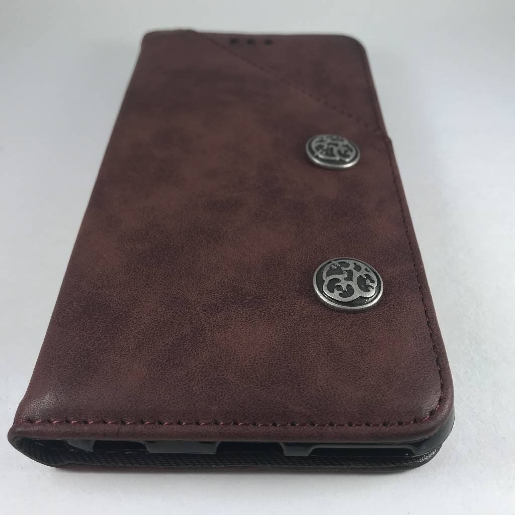 Cases iPhone 6Plus Retro Antique Finish PU Leather Case Red wine Cases iPhone 6Plus Retro Antique Finish PU Leather Case Red wine