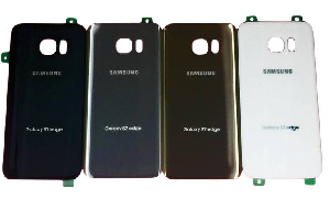 Galaxy S7 Edge Back Glass Black 