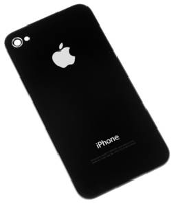 iPhone 4 Back Glass Black